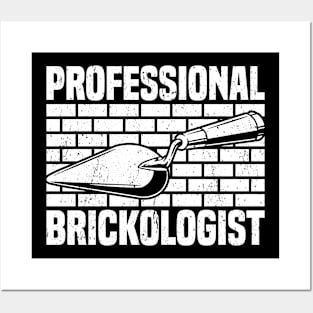 Bricklayer Brick Layer Brickmason Mason Posters and Art